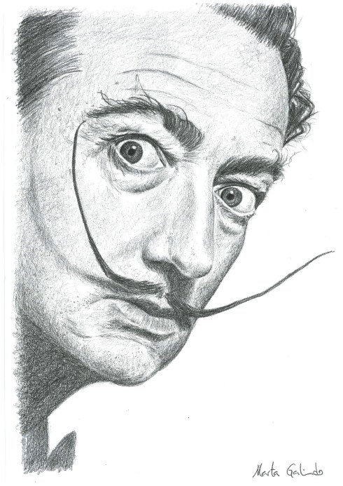 Portrait of Salvador Dalí