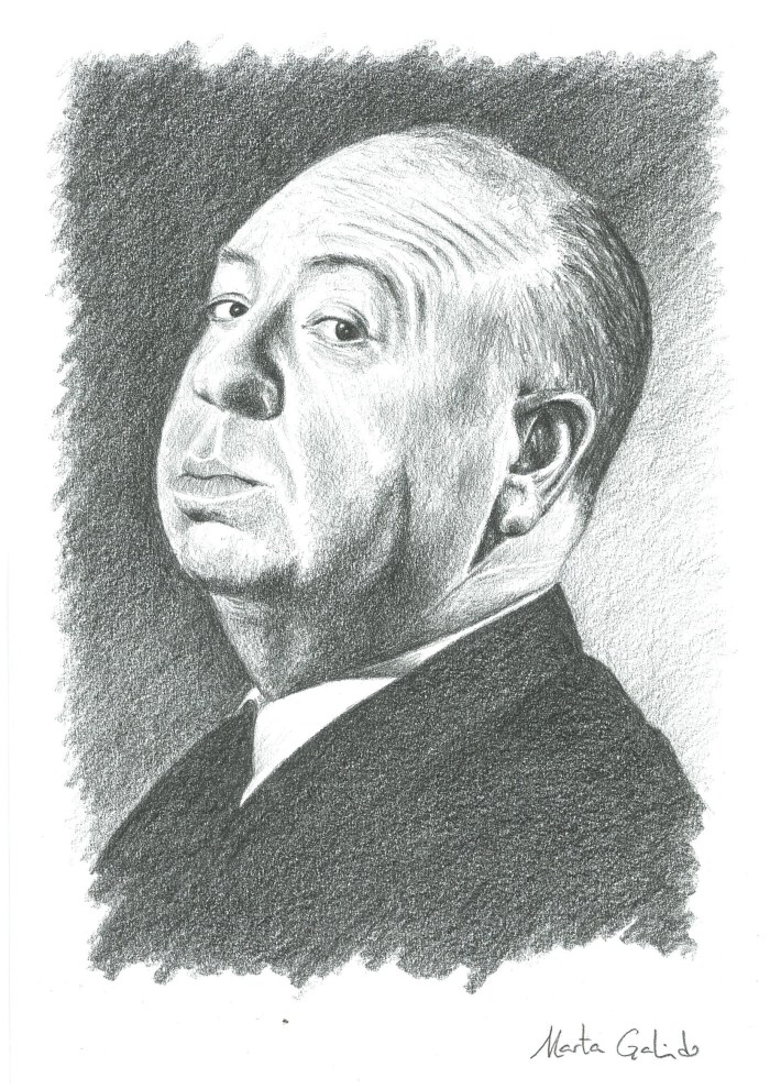 Portrait of Hitchcock
